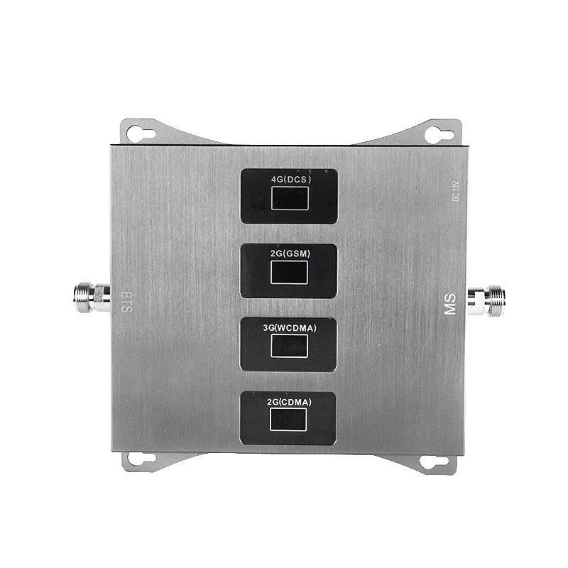 High-power quad band mobile signal booster repeater 900/1800/2100/2600mhz signal booster 4G LTE